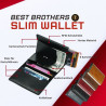 Slim Wallet, Geldbörse Herren, Portmonee Herren, Kartenetuie