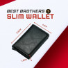 Slim Wallet, Geldbörse Herren, Portmonee Herren, Kartenetuie