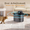 Katzenbrunnen für Katzen mit Sensor,2L katzenbrunnen kabellos,30dB Extrem Leiser